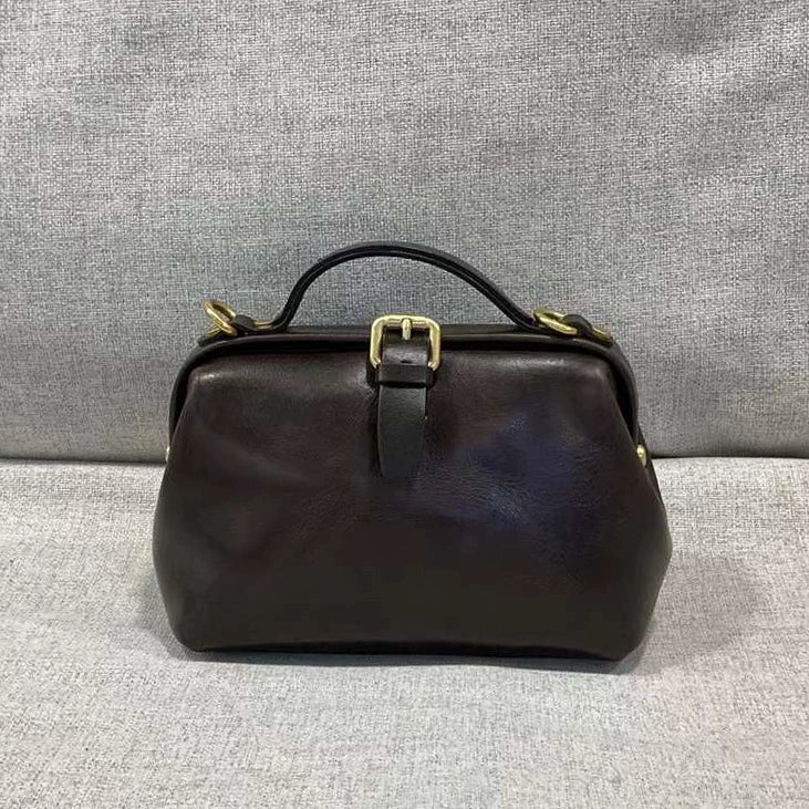 李記 | 原創真皮手工 | 文藝森系醫生包 088號