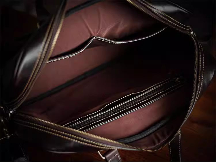 李記 | 原創手工真皮 | 都市【高智精英風】手提公事包A431號