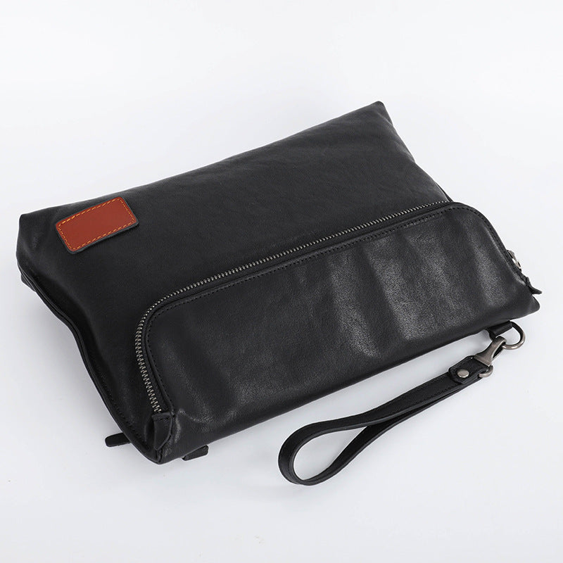 李記 | 原創手工真皮 | 隨性い軟牛皮の休閒垮包LS8168號