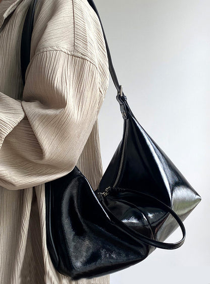 李記 | 原創手工真皮 | 簡約經典で柔軟餃子包F9839號