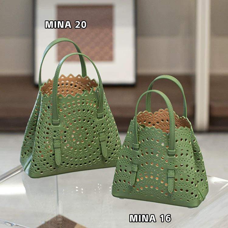 李記 | 原創手工真皮 | 鏤空雕花の菜籃子包M16202號