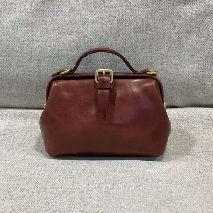 李記 | 原創真皮手工 | 文藝森系醫生包 088號