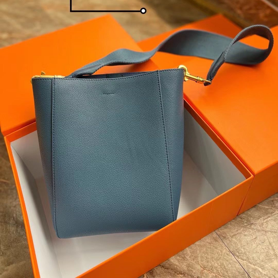 李記 | 原創手工真皮 | 簡約風格で寬肩帶い托特包6088號