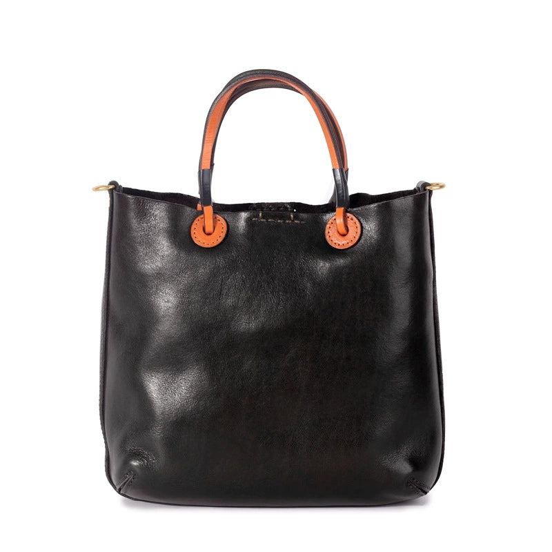 Li Ji | Original handmade genuine leather | Conflicting color design for a small number of vintage handbags ZB093 