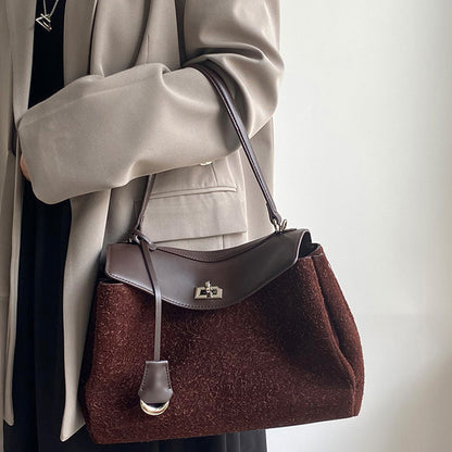 Li Ji | Original handmade leather | High-end frosted cowhide handheld Kelly bag No. F9766 