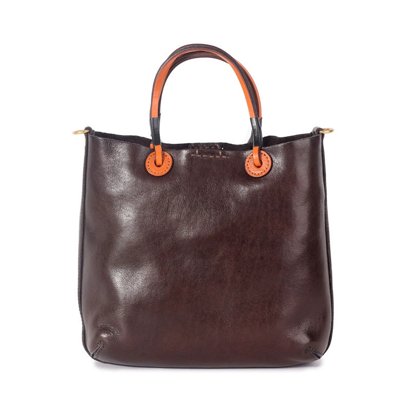 Li Ji | Original handmade genuine leather | Conflicting color design for a small number of vintage handbags ZB093 