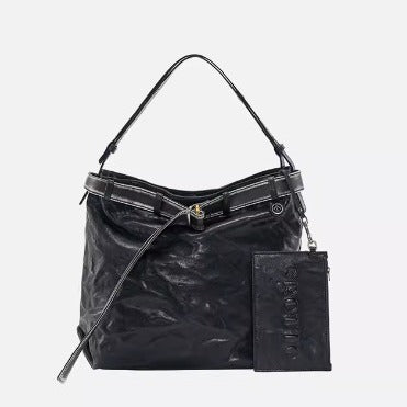 李記 | 原創手工真皮 | 鬆弛通勤い休閒流浪包OT22號