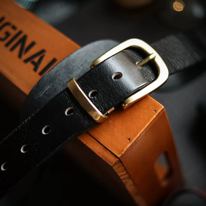 李記 | 原創手工真皮 | 純手打黃銅針扣の皮帶PD04號