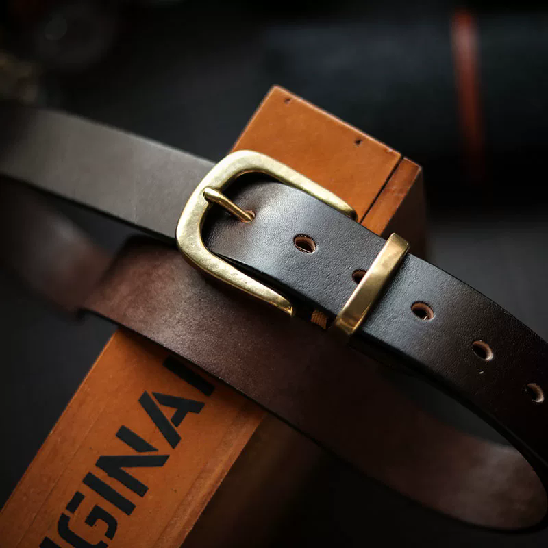 李記 | 原創手工真皮 | 純手打黃銅針扣の皮帶PD04號