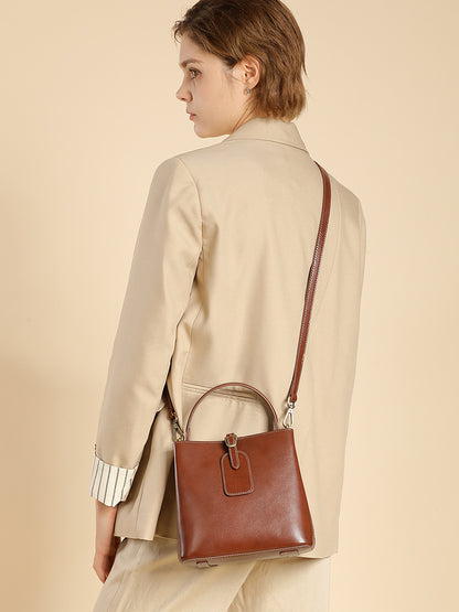 李記 | 原創手工真皮 | 優雅で気質を通勤手提包Q2878號