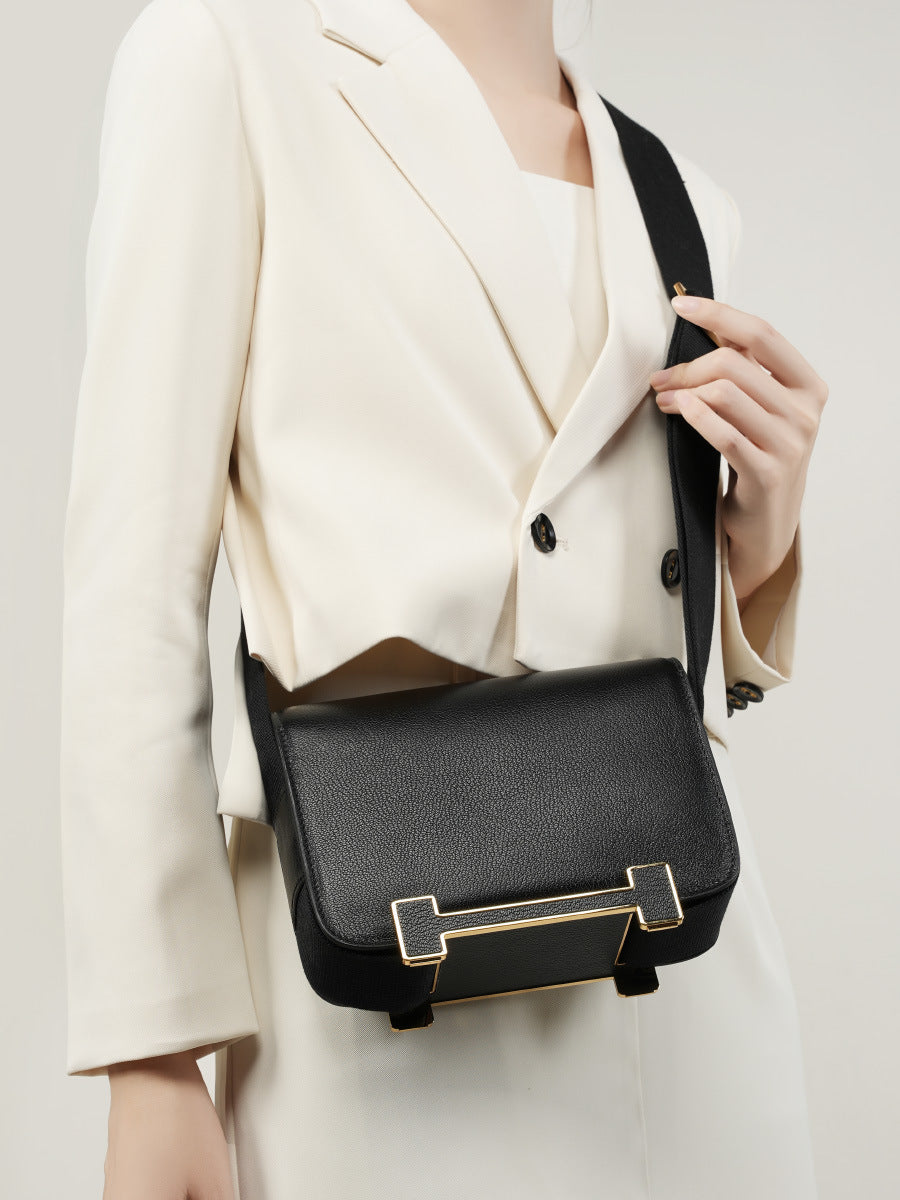 Li Ji | Original handmade genuine leather | Elegant small square bag QL2775 