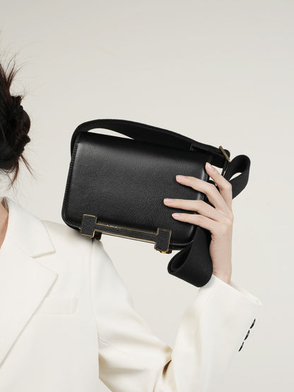 Li Ji | Original handmade genuine leather | Elegant small square bag QL2775 