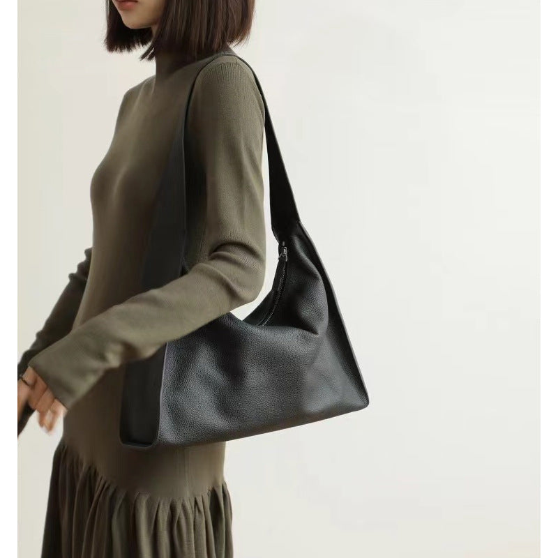 李記 | 原創手工真皮 | 極簡風格バ小總設計で通勤包sm194號