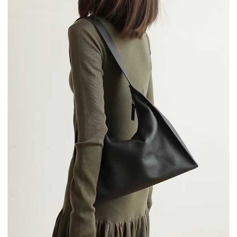 李記 | 原創手工真皮 | 極簡風格バ小總設計で通勤包sm194號