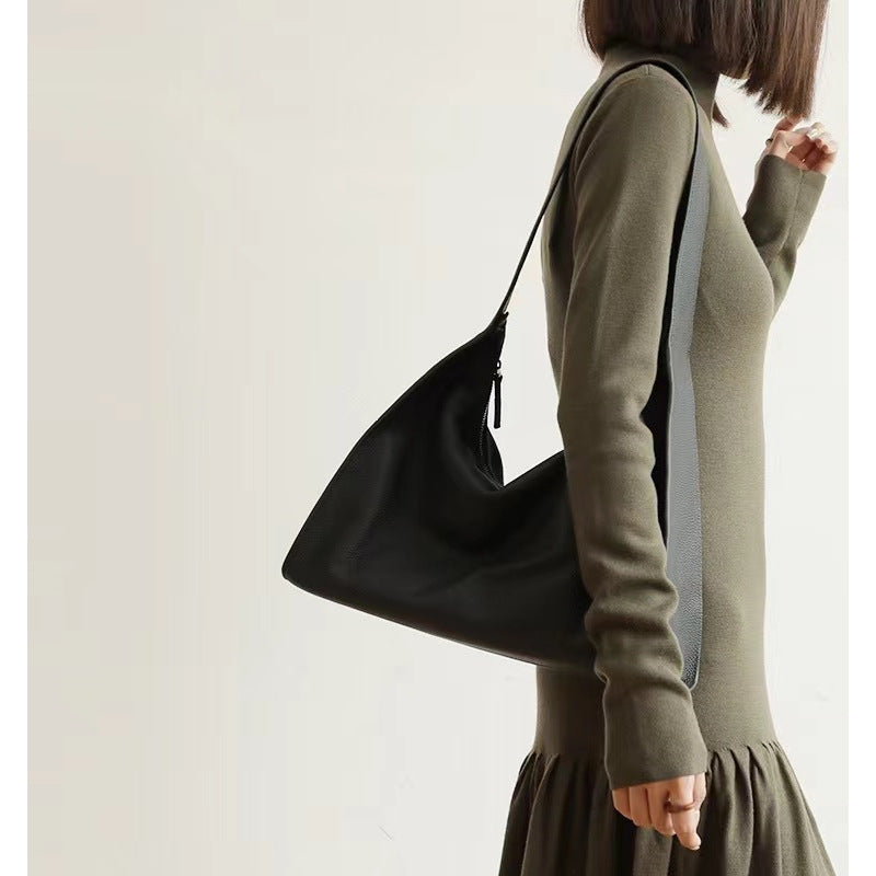 李記 | 原創手工真皮 | 極簡風格バ小總設計で通勤包sm194號