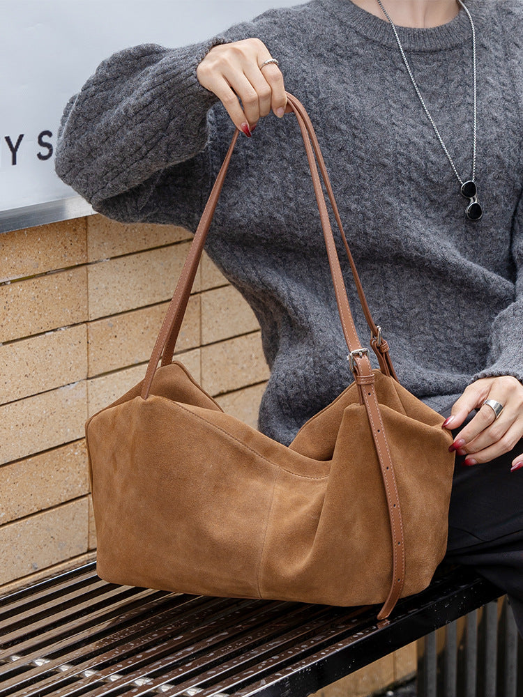 李記 | 原創手工真皮 | 鬆弛感~磨砂牛皮い枕頭包T6131號