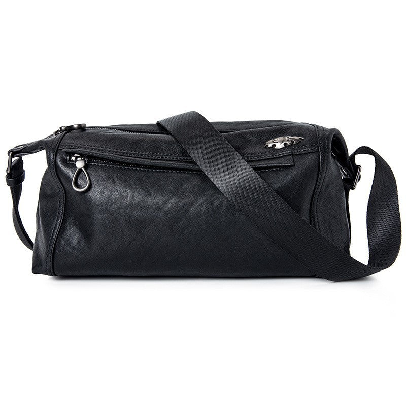 Li Ji | Original handmade genuine leather | Japanese horizontal casual cross-body bag No. T6421 