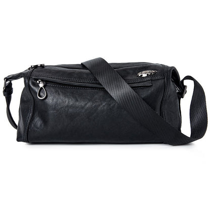 Li Ji | Original handmade genuine leather | Japanese horizontal casual cross-body bag No. T6421 