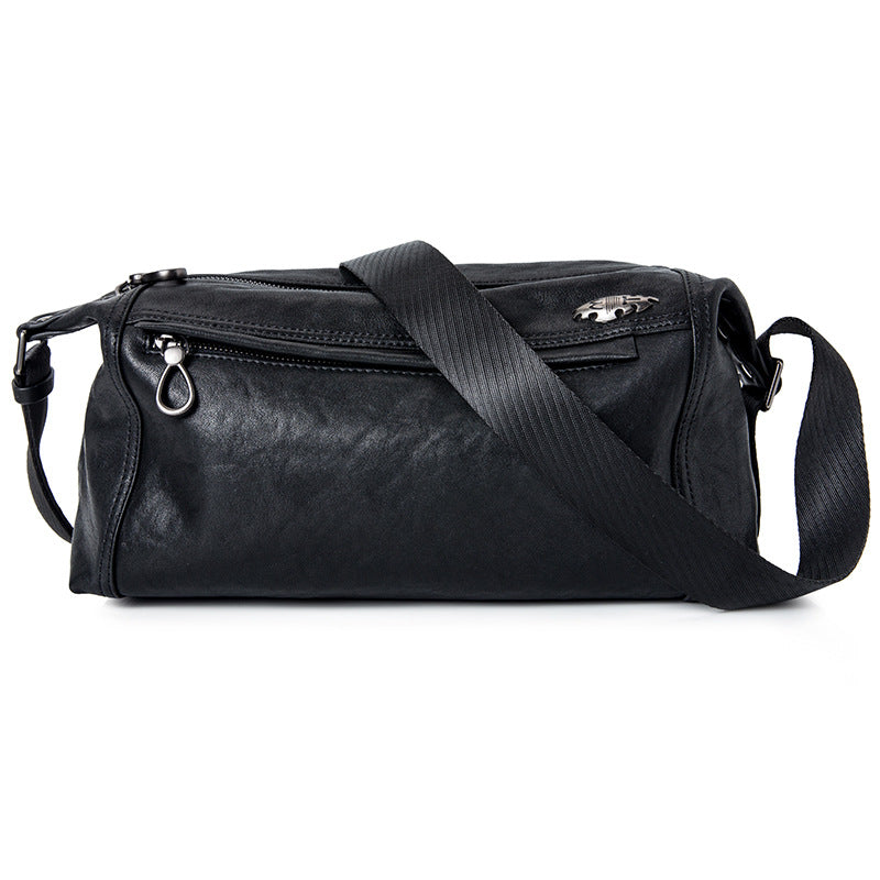 Li Ji | Original handmade genuine leather | Japanese horizontal casual cross-body bag No. T6421 