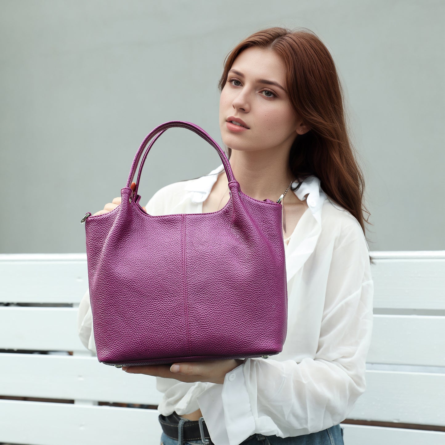 李記 | 原創手工真皮 | 實用~可斜唄の休閒包T7776號