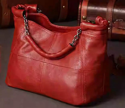 李記 | 原創手工真皮 | 經典耐用い軟皮手提包bs8920號