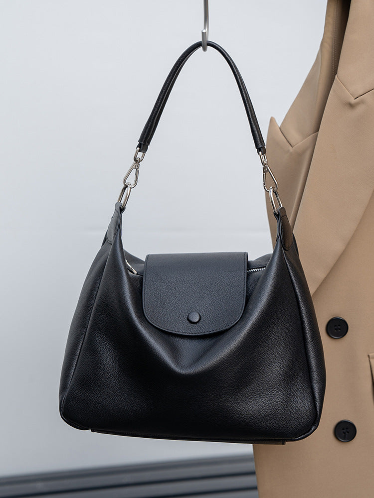 李記 | 原創手工真皮 | 優雅で軽い高品質の斜唄包TNS77號