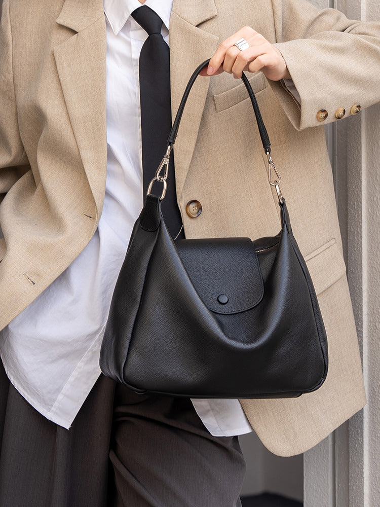 李記 | 原創手工真皮 | 優雅で軽い高品質の斜唄包TNS77號