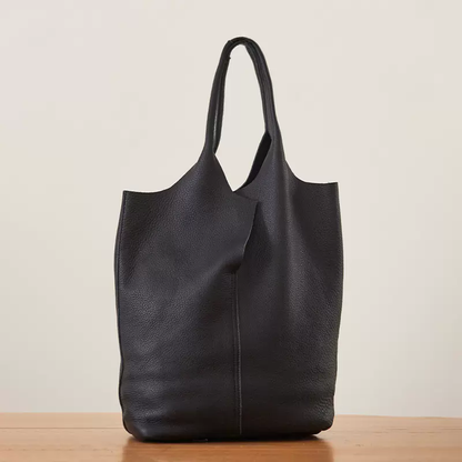Li Ji | Original handmade genuine leather | Japanese simple and easy-to-match personalized tote bag No. 303 