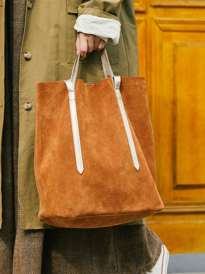 Li Ji | Original handmade genuine leather | Craftsman's handmade soft leather tote bag No. TYJ01 