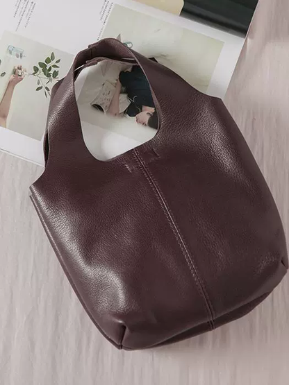 李記 | 原創手工真皮 | 高品質の和風人気ッ輕便手提包tyj105號