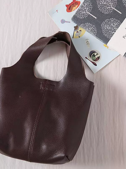 李記 | 原創手工真皮 | 高品質の和風人気ッ輕便手提包tyj105號