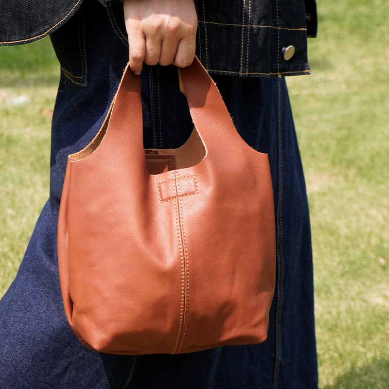 李記 | 原創手工真皮 | 高品質の和風人気ッ輕便手提包tyj105號