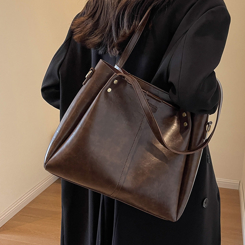 李記 | 原創手工真皮 | ins bags 高級感通勤包v90655號