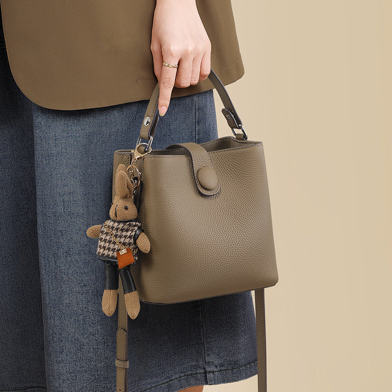 李記 | 原創手工真皮 | 柔軟舒適不勒肩の手提包v90946號