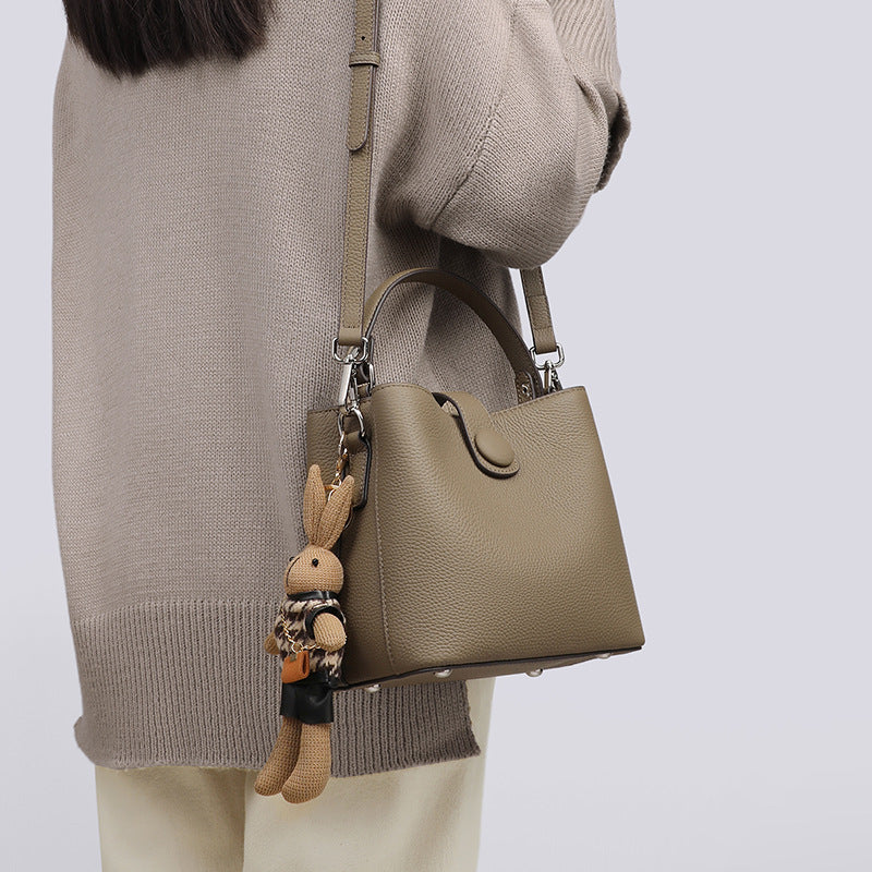 李記 | 原創手工真皮 | 柔軟舒適不勒肩の手提包v90946號