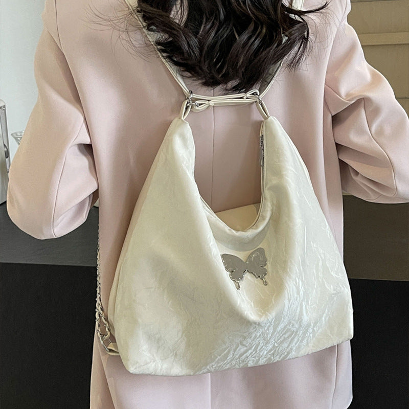 李記 | 原創手工真皮 | 高級感~鏈條設計腋下包v91492號