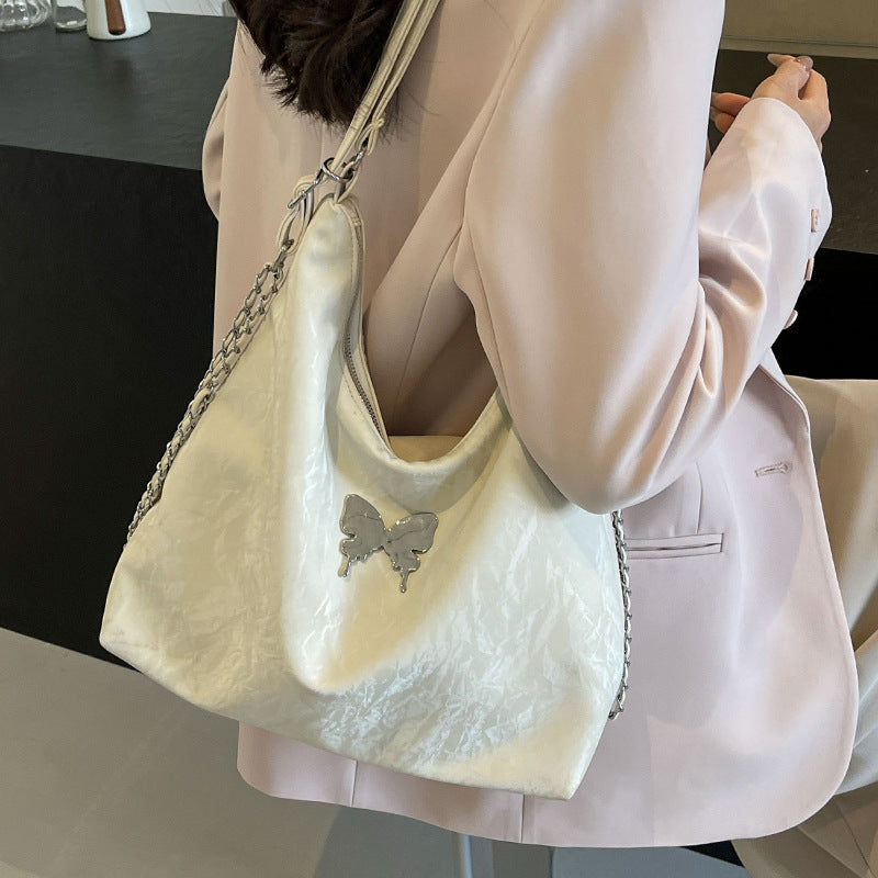 李記 | 原創手工真皮 | 高級感~鏈條設計腋下包v91492號