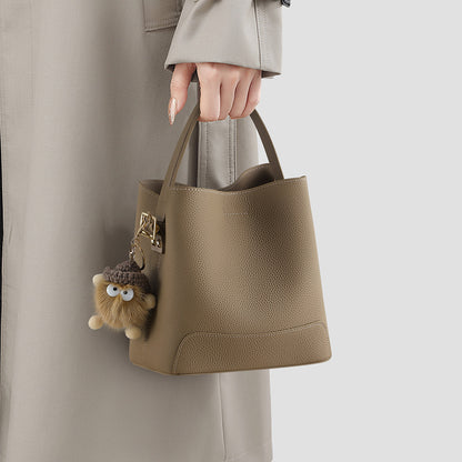 李記 | 原創手工真皮 | 簡潔立體い純色元素の手提包v91740號