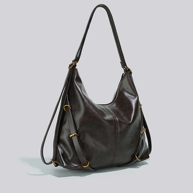 李記 | 原創手工真皮 | 多機能シ3用レ復古簡約包V91925號