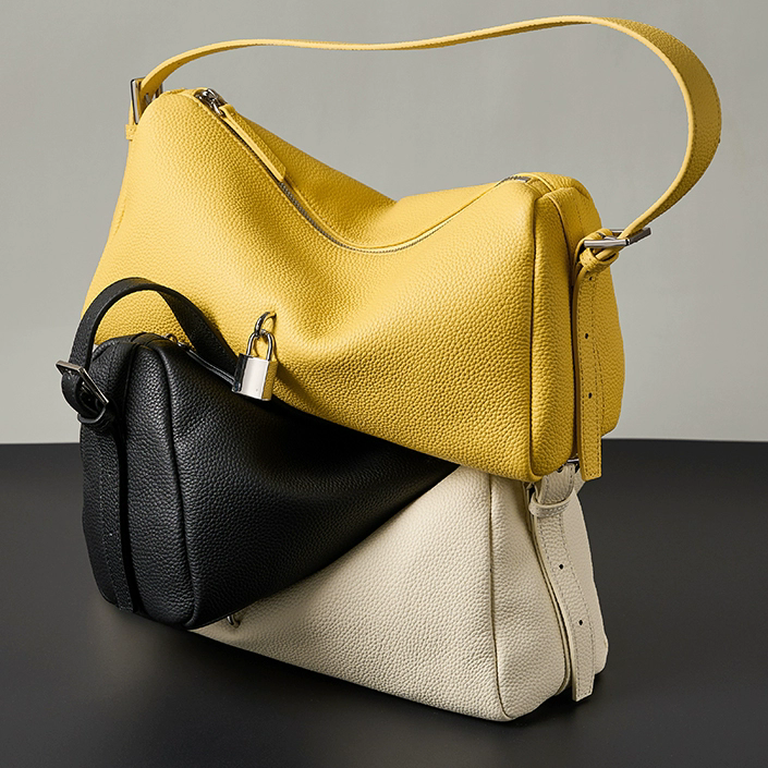 李記 | 原創手工真皮 | 極簡腋下の枕頭包w0606號