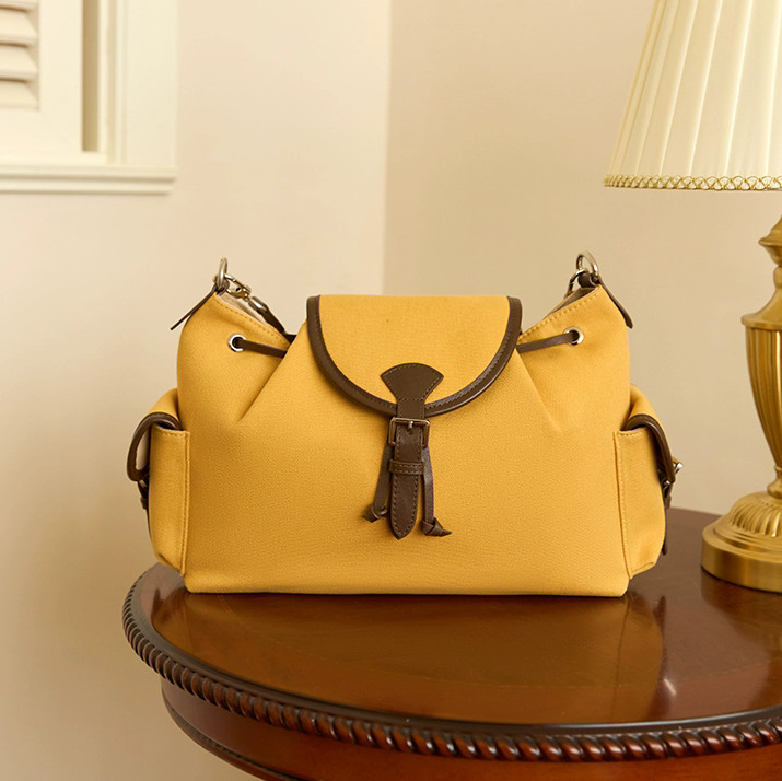 李記 | 原創手工真皮 | 氣質通勤の帆布包w06165號