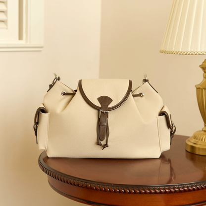 李記 | 原創手工真皮 | 氣質通勤の帆布包w06165號