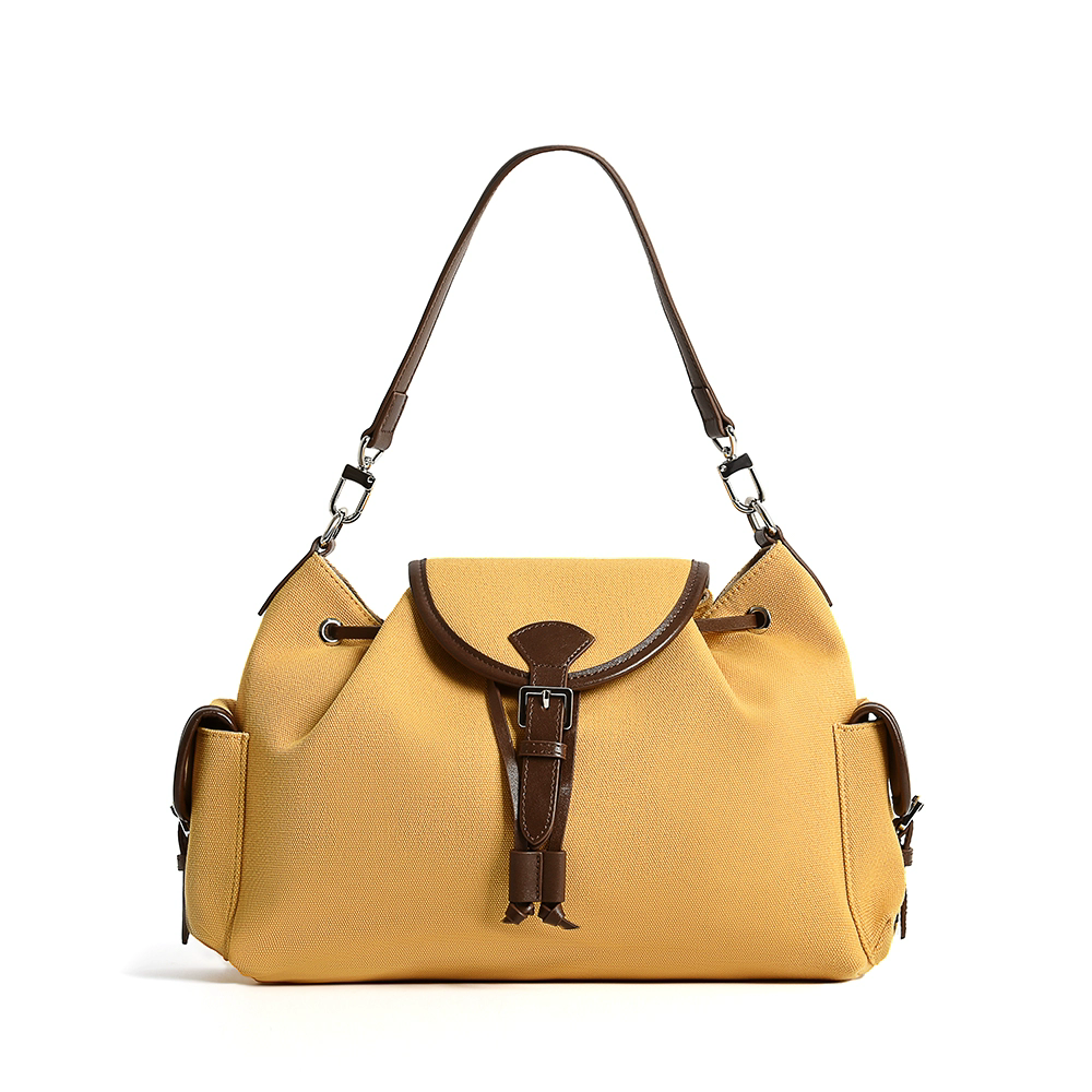 李記 | 原創手工真皮 | 氣質通勤の帆布包w06165號