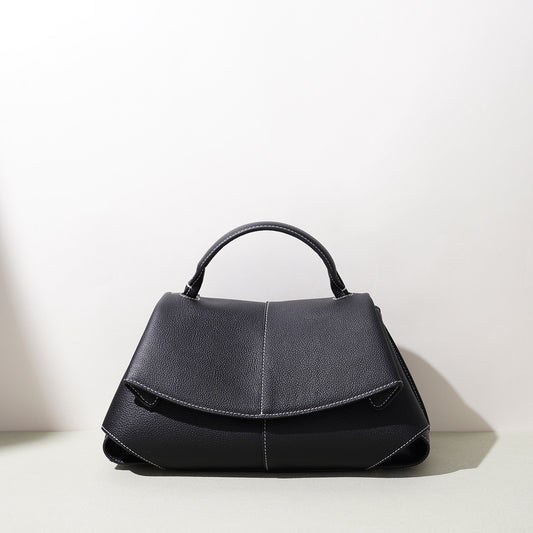 李記 | 原創手工真皮 | 自帶高級啞光質感の斜唄包w9082號