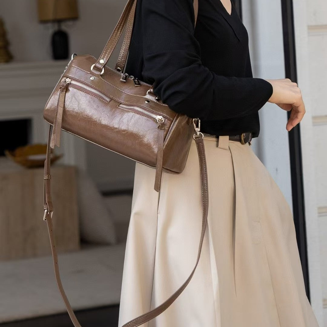 李記 | 原創手工真皮 | 高級感で獨特設計款の腋下包WY6025號