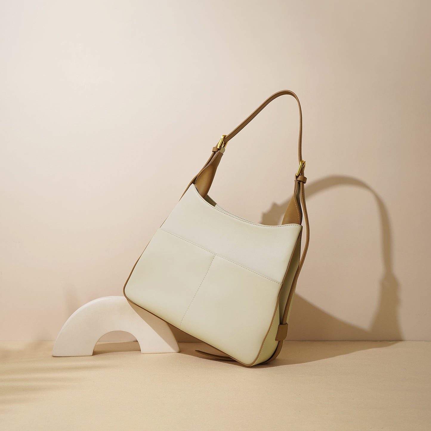 李記 | 原創手工真皮 | 簡約撞色い腋下包x9200號