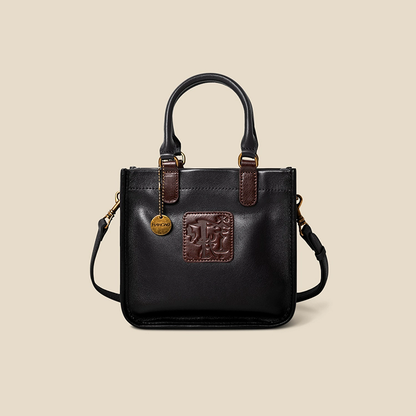 李記 | 原創手工真皮 | 落落大方い象形文字の手提包xh134號