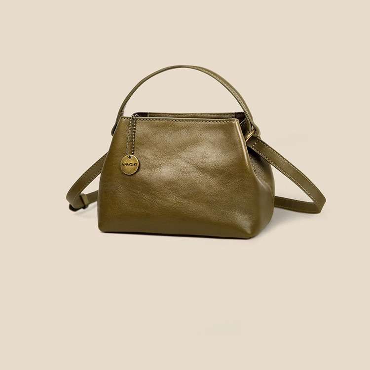 李記 | 原創手工真皮 | 植鞣革製い簡約手提包xh16號