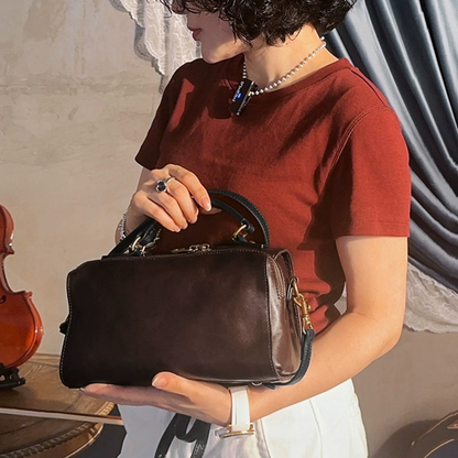 李記 | 原創手工真皮 | 復古好看實用の枕頭包XH220Z號