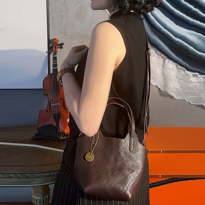 李記 | 原創手工真皮 | 優雅簡約い勢不可擋の菜籃子XH350號